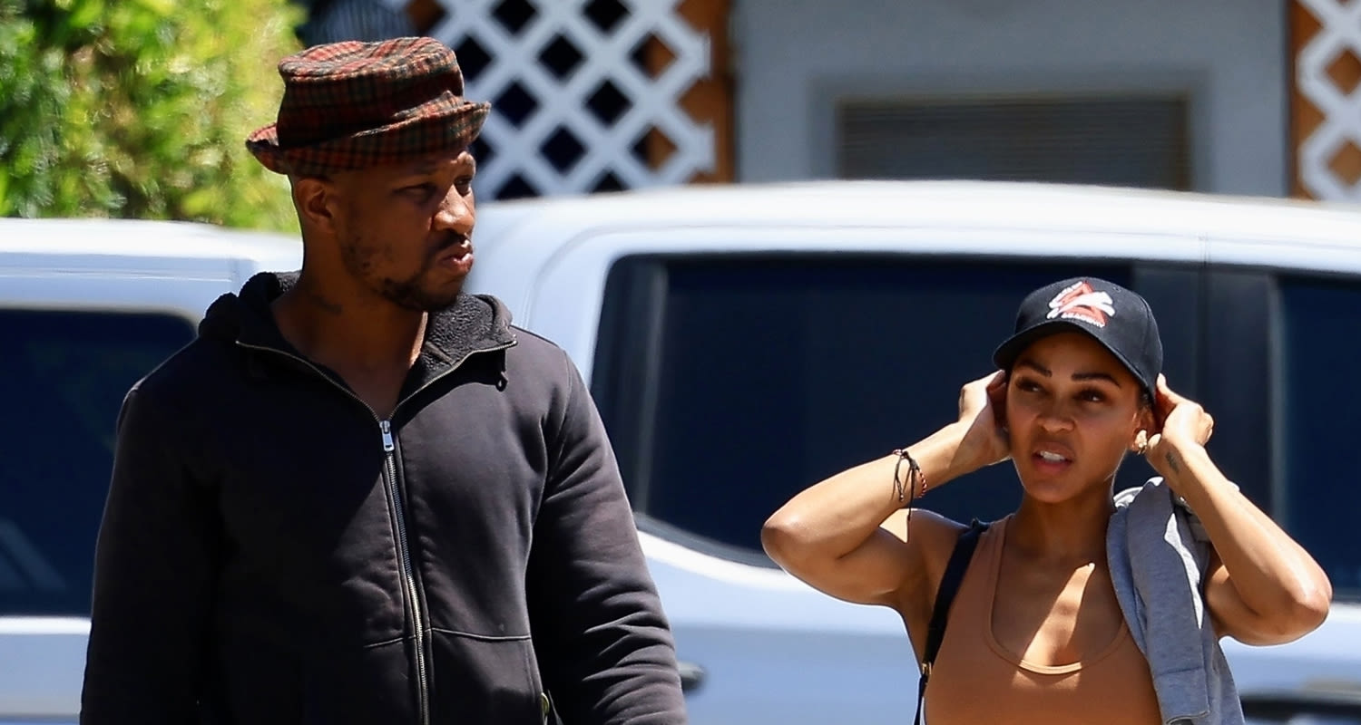 Jonathan Majors & Meagan Go Out For Lunch Weeks After His Sentencing