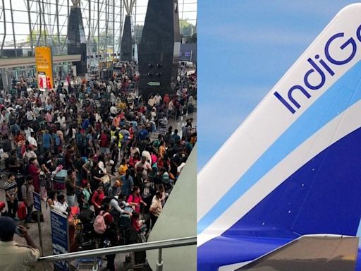 ...Looks Like Railway Station': Netizens Share Frustration As IndiGo Airlines Faces Major Technical Glitch, Leaving Passengers Stranded...