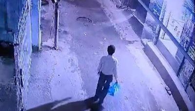 Delhi family's death: CCTV visuals show man carrying sweet box before he and his daughters were found dead