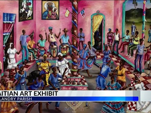 Haitian art collector opens exhibit in St. Landry Parish