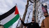 Protest at Montclair State University after Gaza relief event canceled