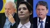 Pesquisa simula eleição com Lula contra Bolsonaro, Michelle e Tarcísio; veja cenários