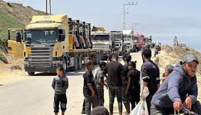 US confirms first aid trucks arrive via Gaza pier