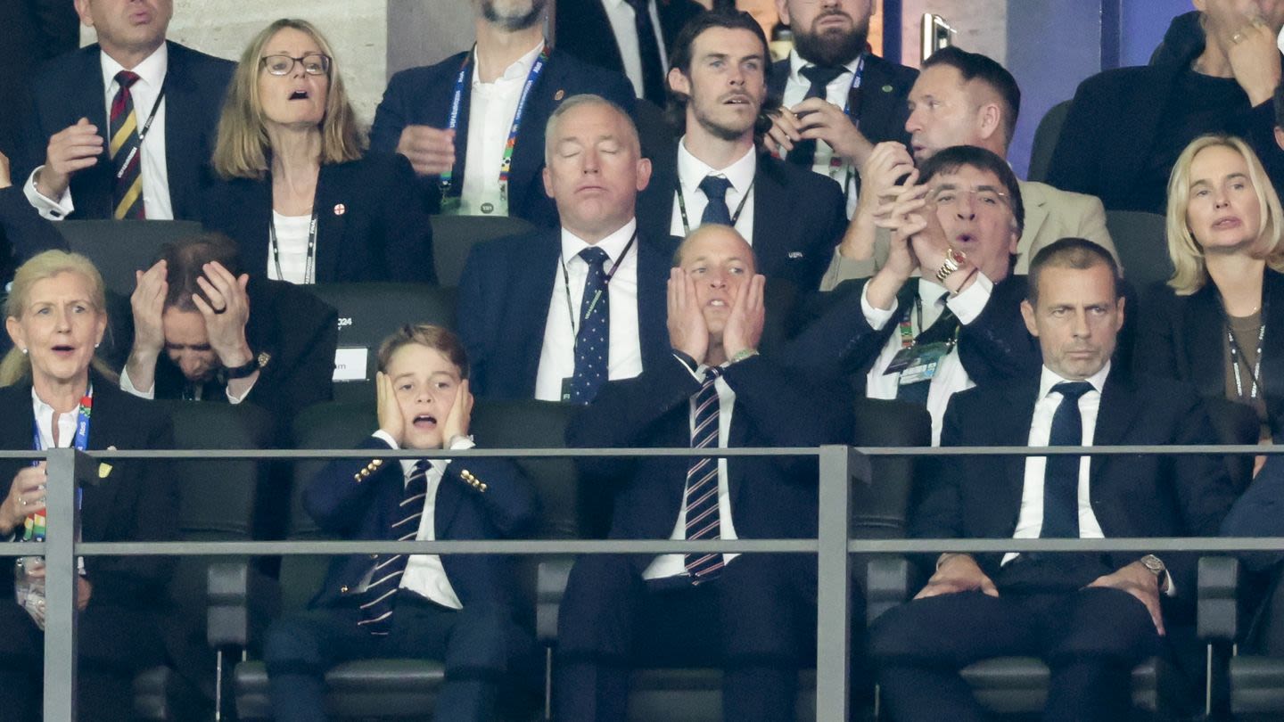Prince George Replicated Prince William’s Lively Facial Expressions at the Euro Cup Finals