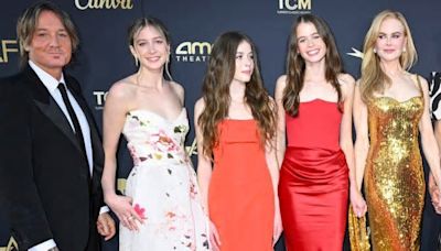 Las hijas de Nicole Kidman brillan en el AFI Life Achievement Award