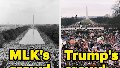 These Pictures Show The Huge Difference Between Donald Trump And Martin Luther King Jr.'s Crowds