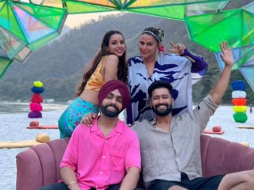 'Many Moods' Of Vicky Kaushal, Triptii Dimri and Ammy Virk. Courtesy: Neha Dhupia - News18