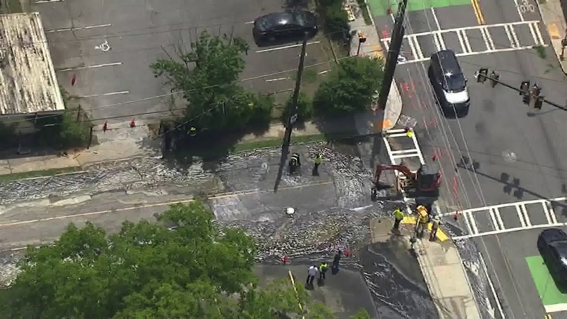 2 active water main breaks in Atlanta; homes and businesses experiencing low or no water