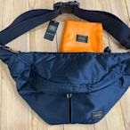 現貨 全新 日本 吉田 PORTER TANKER 鉄紺藍  IRON BLUE WAIST BAG(L) 622-76628 大型腰包 斜背腰包