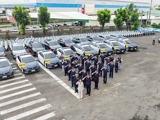 屏東新購188輛警用車 周春米：提升警勤動能