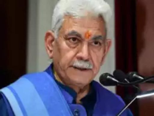 J&K LG Manoj Sinha hails implementation of new criminal laws | Srinagar News - Times of India