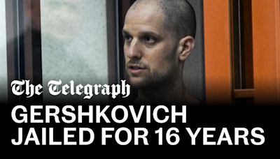 Ukraine-Russia war: Kremlin sentences Evan Gershkovich to 16 years for 'espionage'