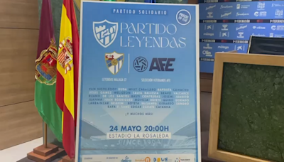 Partido de leyendas Málaga CF: Precios, fecha y lista de jugadores