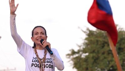 Alegría (y una amenaza de muerte) observó María Corina Machado en su visita a Guárico