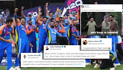 ...From Bollywood Stars To Tech Bosses, The Nation Cheers For Team India On Its Historic T20 World Cup