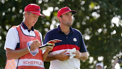 Scottie Scheffler’s caddie missing for US PGA Championship third round