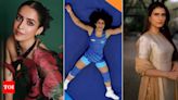 Dangal stars Sanya Malhotra and Fatima Sana beam with joy as Vinesh Phogat enters semi-finals at Paris Olympics | Hindi Movie News - Times of India