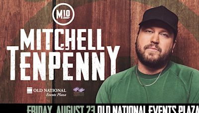 Rising country star Mitchell Tenpenny coming to Evansville