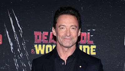 Hugh Jackman arrives at Deadpool & Wolverine premiere in New York City