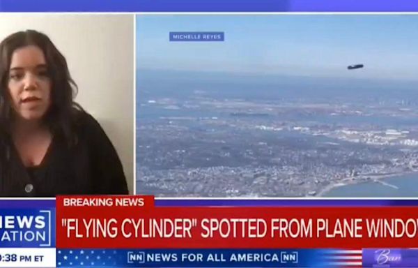 Caught on Camera: Possible UFO Spotted Flying Over New York City by Passenger Departing LaGuardia Airport