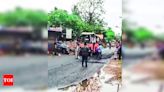 IAF Road relaying project stuck in red tape; traffic flow affected | Chennai News - Times of India
