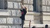 Jared Leto Spotted Scaling Wall in Berlin Without a Harness