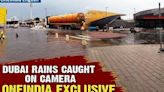 Dubai Rains: Oneindia Captures Exclusive Visuals as Heavy Rain and Thunderstorms Sweeps Abu Dhabi