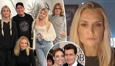 Brooke Mueller gives Charlie Sheen co-parenting update — and reveals where she stands with Denise Richards