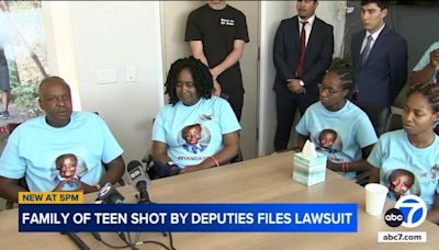 Family of Apple Valley teen fatally shot by deputies suing San Bernardino County