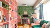 A “Giant Pink Bookcase” Makes This Studio Apartment Feel Spacious