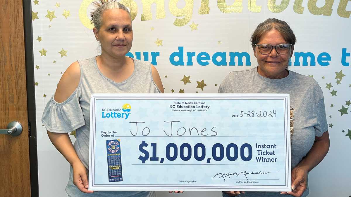 North Carolina grandmother wins a $1 Million jackpot