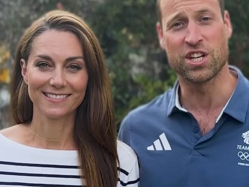 Kate Middleton, Prince William, and His Summer Facial Hair Have a Message for Team Great Britain