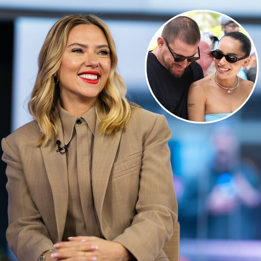 Scarlett Johansson Shares Why She Loves Channing Tatum and Zoe Kravitz's Relationship - E! Online