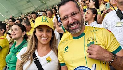 Así celebró el Bukele colombiano la histórica clasificación de Atlético Bucaramanga a la gran final de la Liga