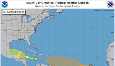 Update: National Hurricane Center ups development chances of tropical wave despite Saharan dust