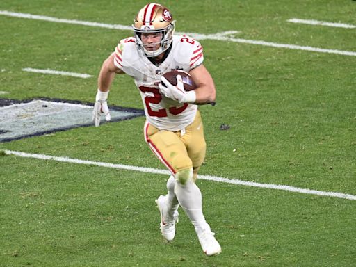 Christian McCaffrey Won't Play in 49ers' MNF Matchup vs Jets