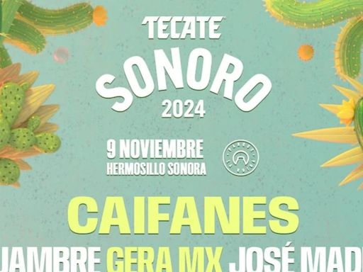 Tecate Sonoro 2024: fechas, grupos, sede y precio de los boletos