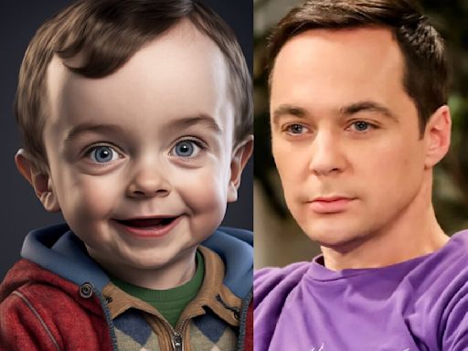 Voici à quoi ressembleraient les personnages de The Big Bang Theory s'ils étaient des bébés... Sheldon est le plus mignon, Howard fait un peu peur !