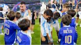 El TIERNO pedido que recibió Lionel Messi de sus hijos en medio de los festejos de la Copa América
