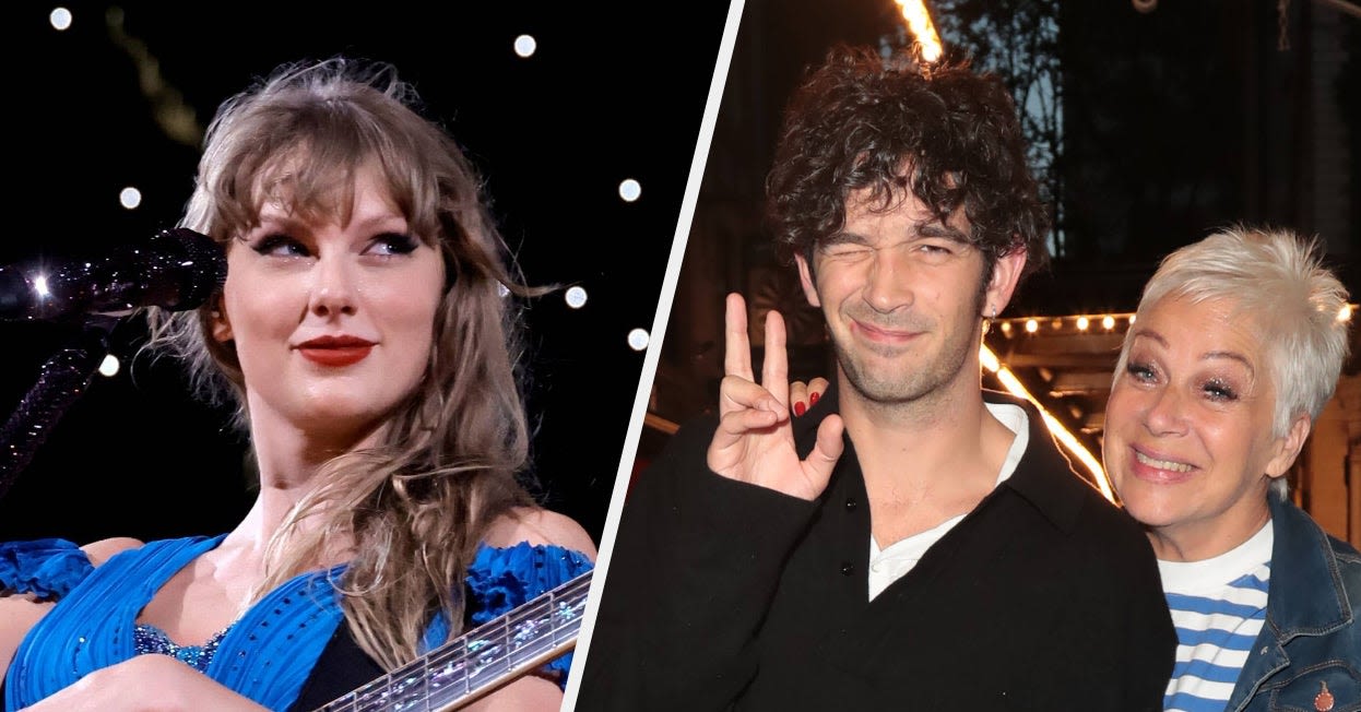 Matty Healy’s Mom, Denise Welch, Has Been Caught Liking A Shady Video About Taylor Swift