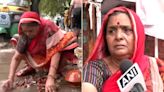 Delhi-NCR Rain Havoc: Heartbreaking Video Shows Elderly Woman Selling Pottery Items Collecting Pieces Of Broken Clay Products...