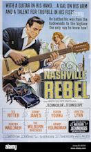 NASHVILLE REBEL 1966 AIP film with Waylon Jennings Stock Photo - Alamy