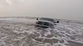 Ram Truck Drowns At Texas Beach