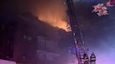 Roaring fire tears through New Jersey apartment complex