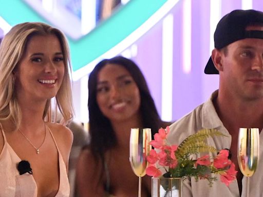 Love Island fans saw Joey Essex looking 'furious' at the live final
