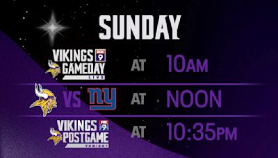 Vikings-Giants: How to watch Minnesota's first game on FOX 9