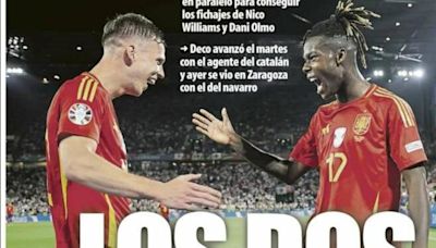 Mbappé, Modric, Nico Williams y Dani Olmo, protagonistas de las portadas