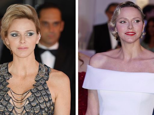 Princess Charlene of Monaco’s Red Cross Ball Dresses Through the Years: Dazzling in Crystals, Seeing Silver in Versace and More Looks