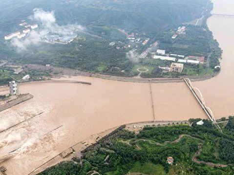 黃河發生2024年第1號洪水 | 唐乃亥 | 水災 | 洪災 | 大紀元