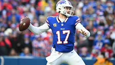 Where was the Bills' Josh Allen ranked against his QB peers?